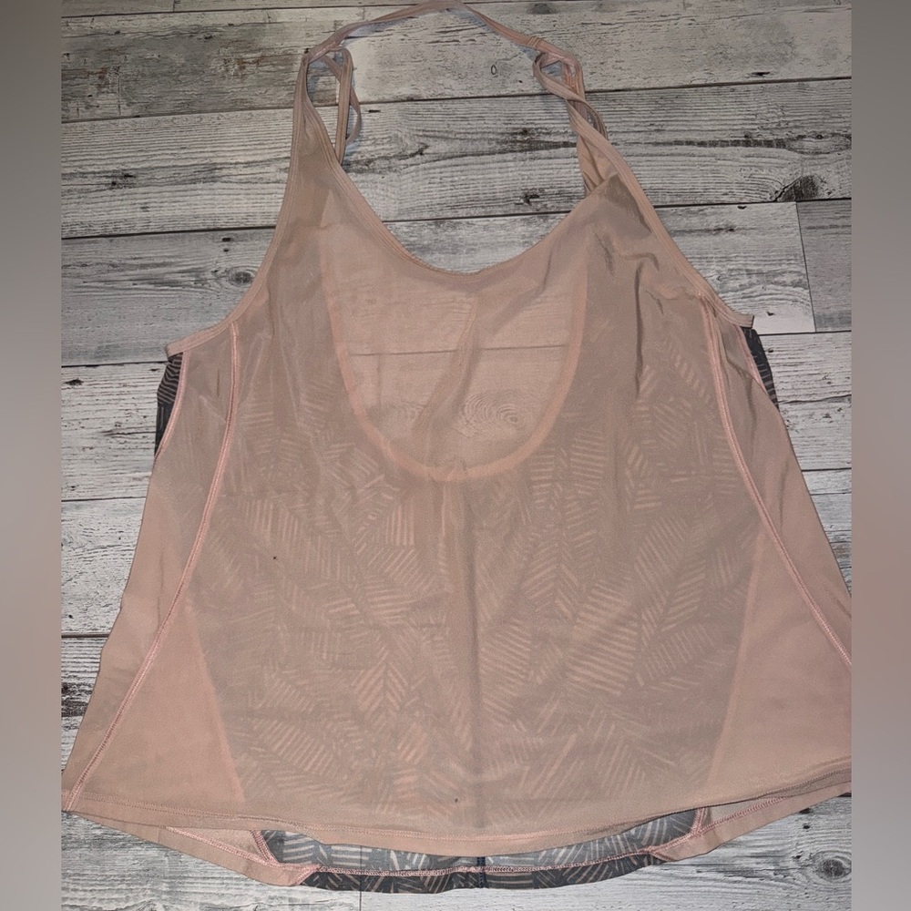 lululemon athletica Pink Sheer Layering Camisole